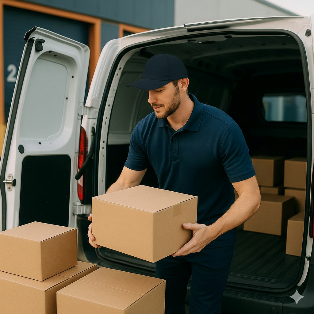 Satisfied customer receives their package